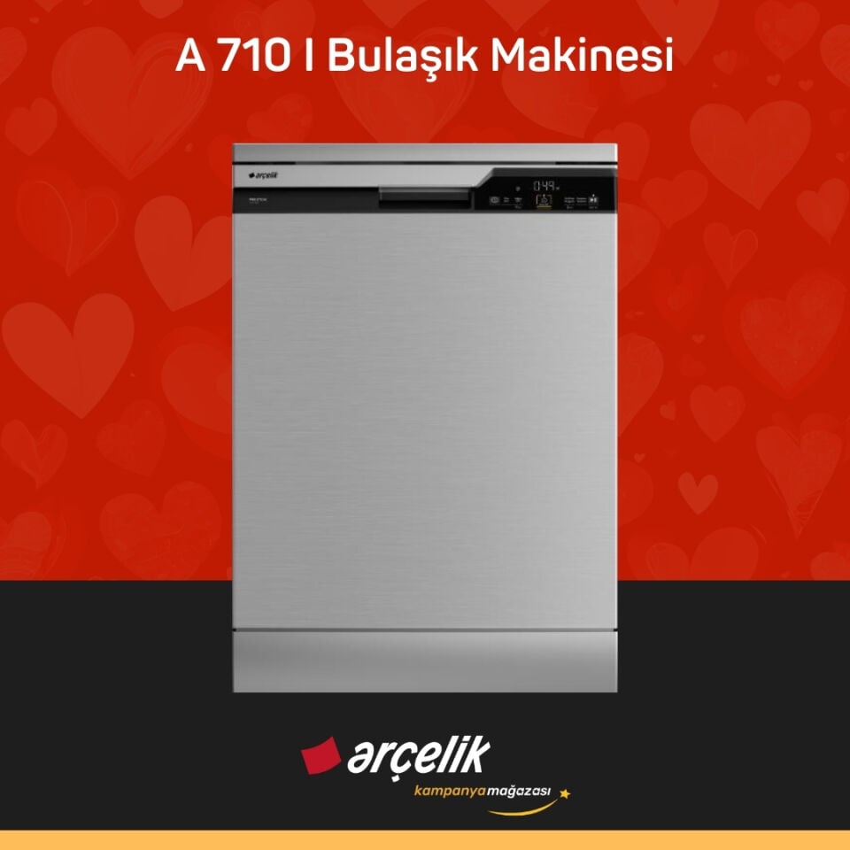 ARÇELİK A 710 I Prestige Serisi Solo Bulaşık Makinesi
