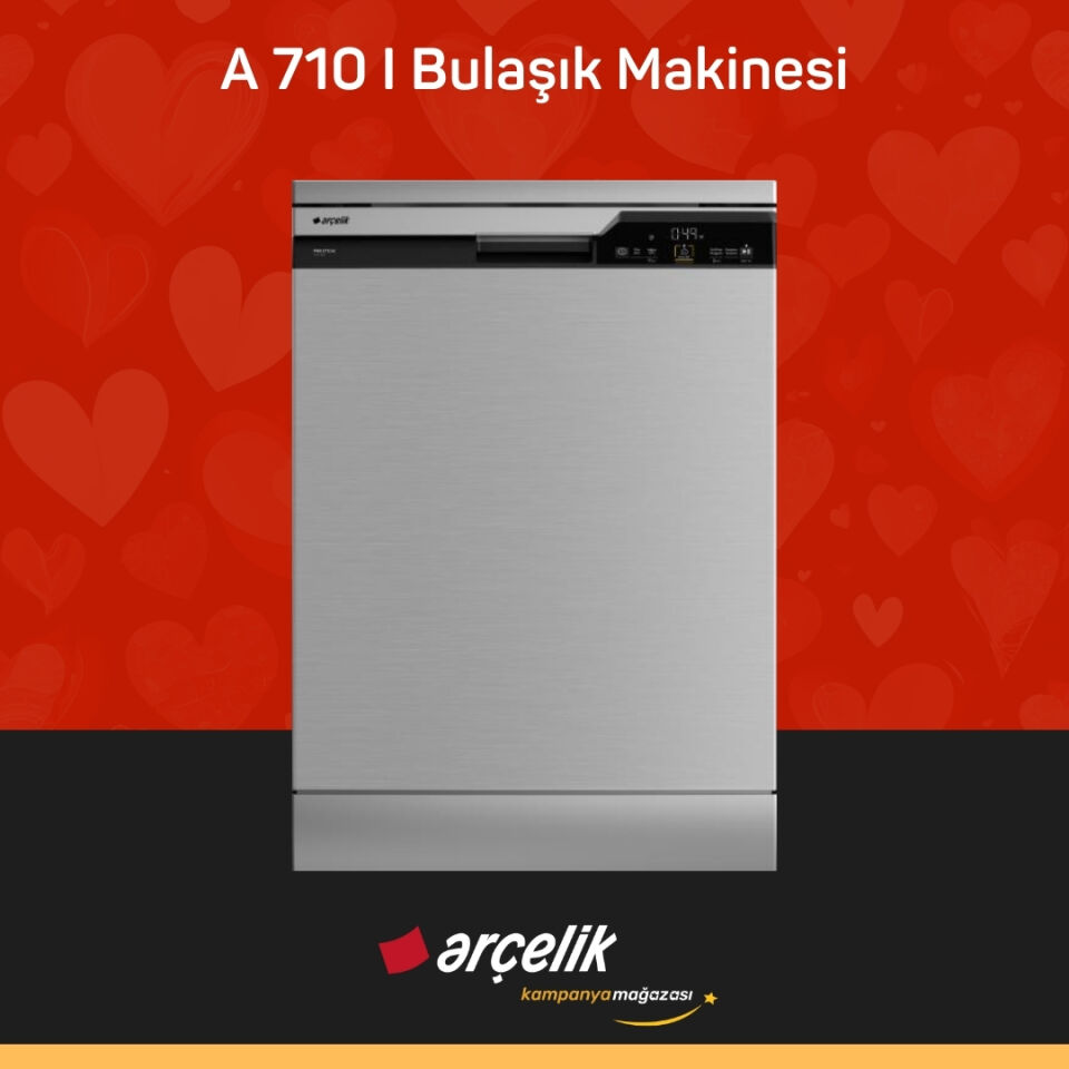ARÇELİK A 710 I Prestige Serisi Solo Bulaşık Makinesi