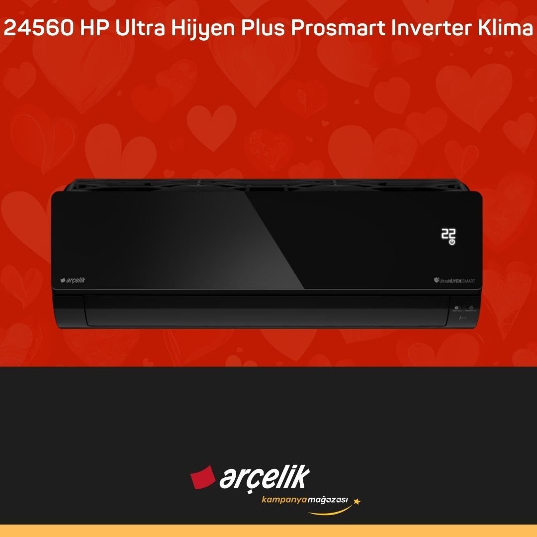 ARÇELİK 24560 HP Ultra Hijyen Plus Prosmart Inverter Klima Split Klima