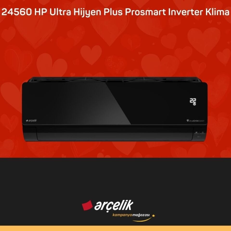 ARÇELİK 24560 HP Ultra Hijyen Plus Prosmart Inverter Klima Split Klima