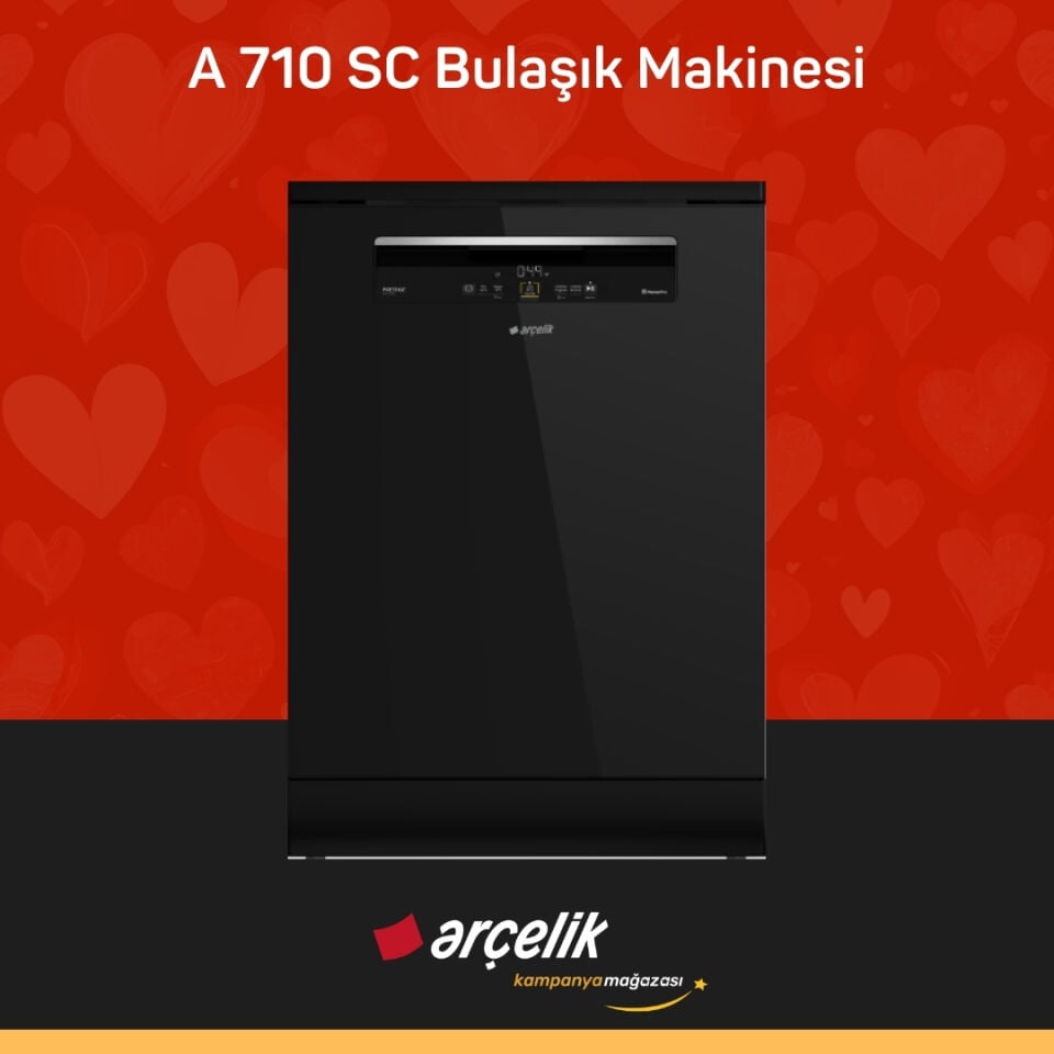 ARÇELİK A 710 SC Prestige Serisi Solo Bulaşık Makinesi