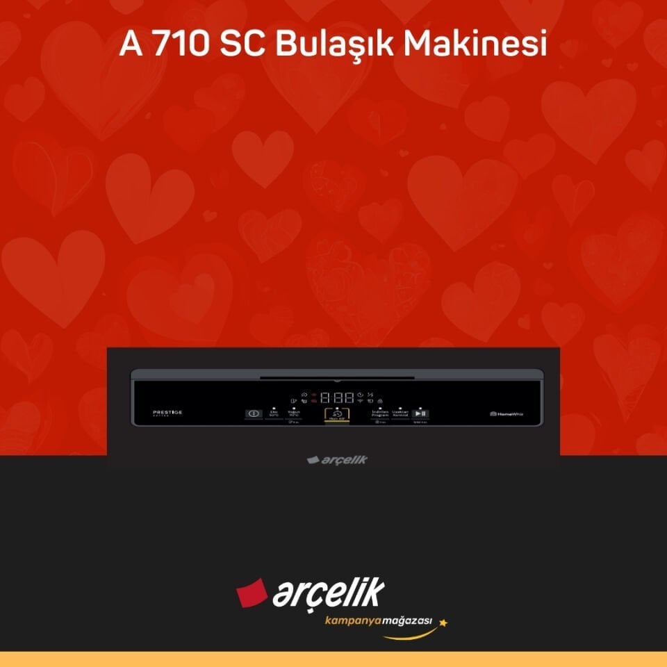 ARÇELİK A 710 SC Bulaşık Makinesi