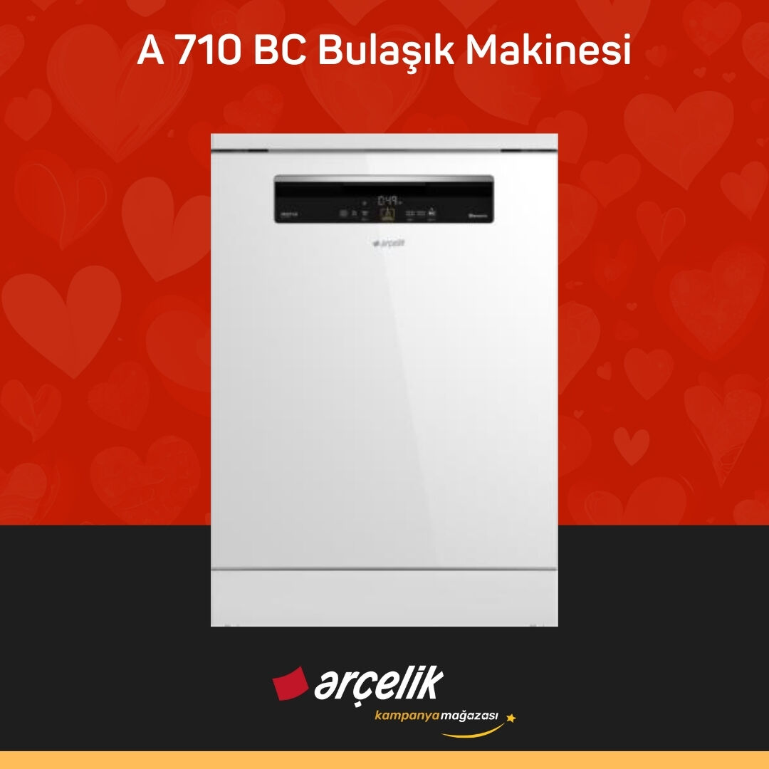 ARÇELİK A 710 BC Prestige Serisi Solo Bulaşık Makinesi