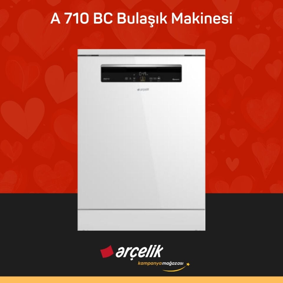 ARÇELİK A 710 BC Prestige Serisi Solo Bulaşık Makinesi