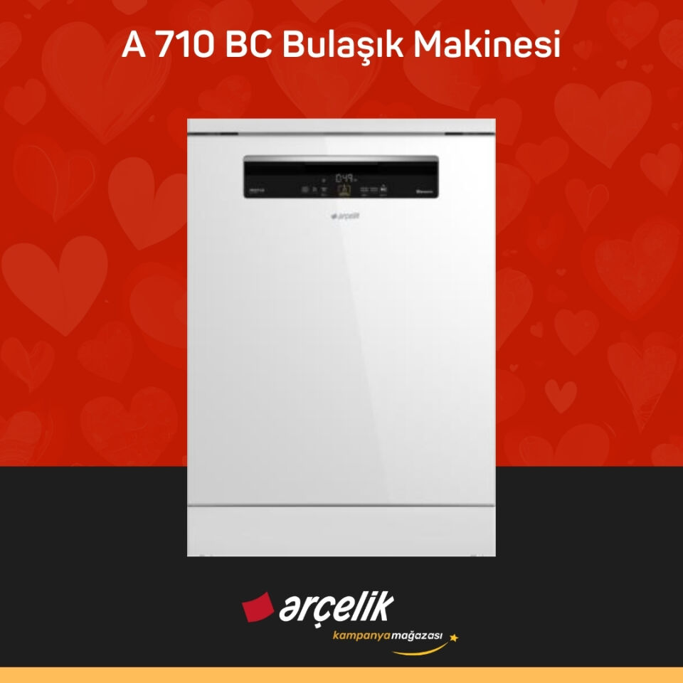 ARÇELİK A 710 BC Prestige Serisi Solo Bulaşık Makinesi