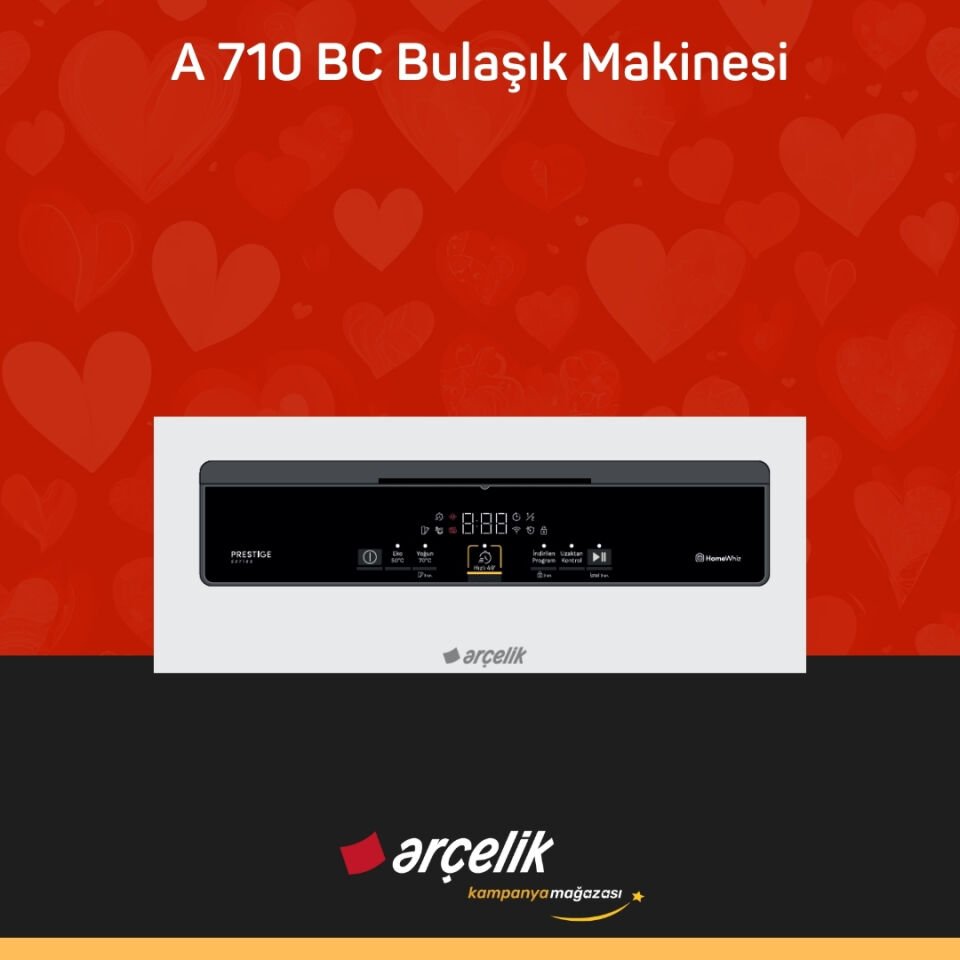 ARÇELİK A 710 BC Bulaşık Makinesi