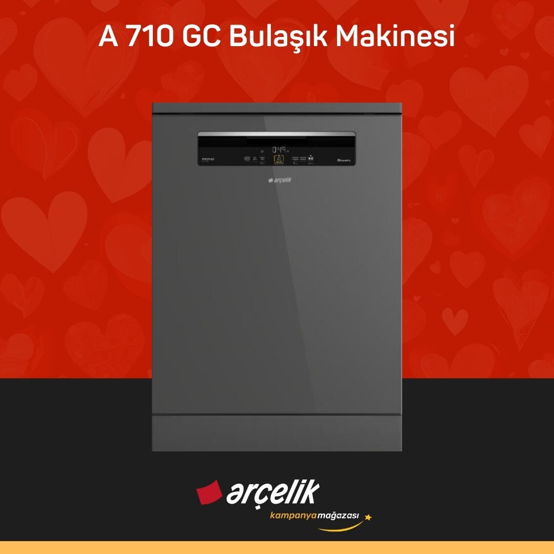 ARÇELİK A 710 GC Prestige Serisi Solo Bulaşık Makinesi