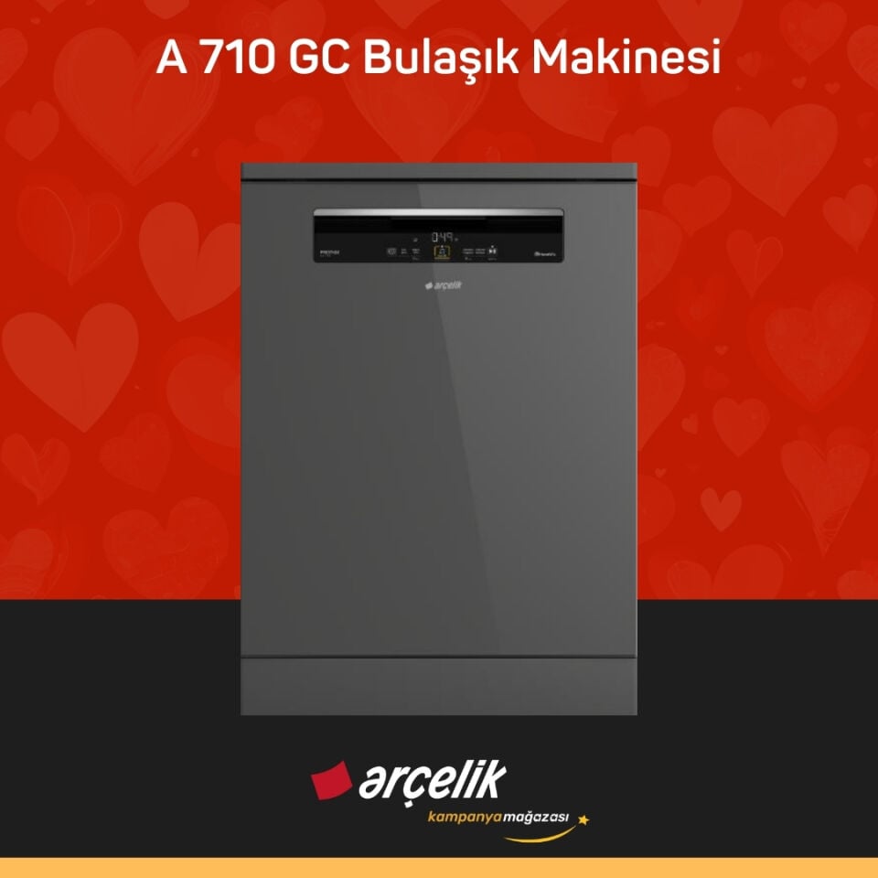 ARÇELİK A 710 GC Prestige Serisi Solo Bulaşık Makinesi