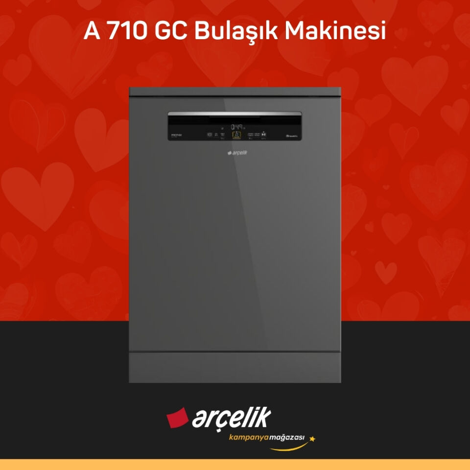 ARÇELİK A 710 GC Prestige Serisi Solo Bulaşık Makinesi