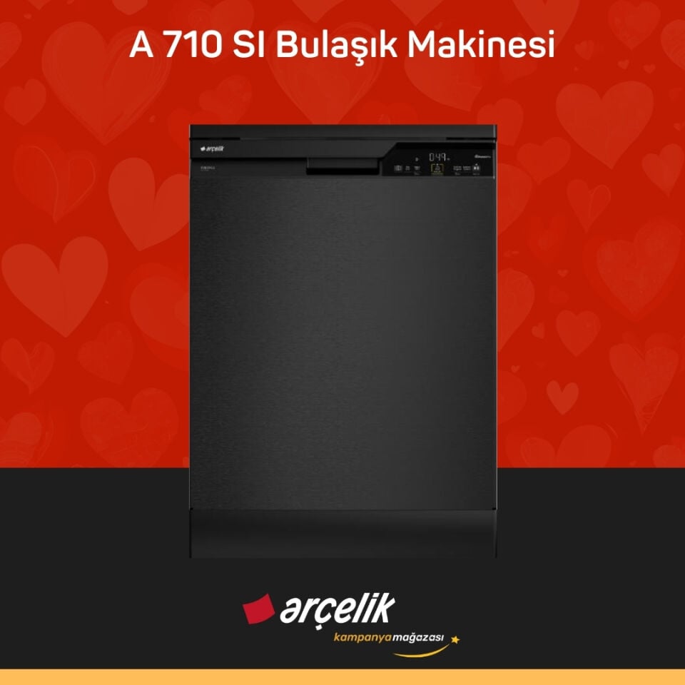 ARÇELİK A 710 SI Prestige Serisi Solo Bulaşık Makinesi