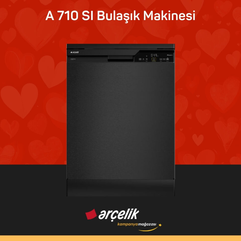 ARÇELİK A 710 SI Prestige Serisi Solo Bulaşık Makinesi