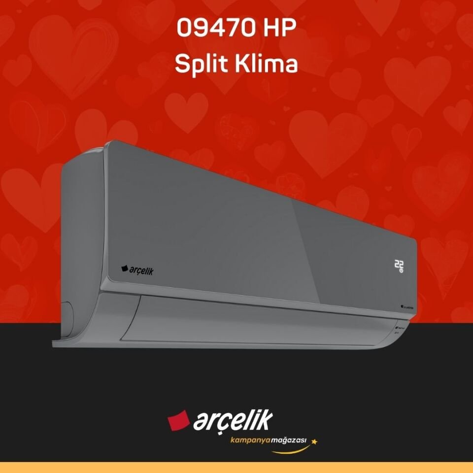 ARÇELİK 09470 HP Prosmart Silver Inverter Klima 9.000 Btu/h Split Klima