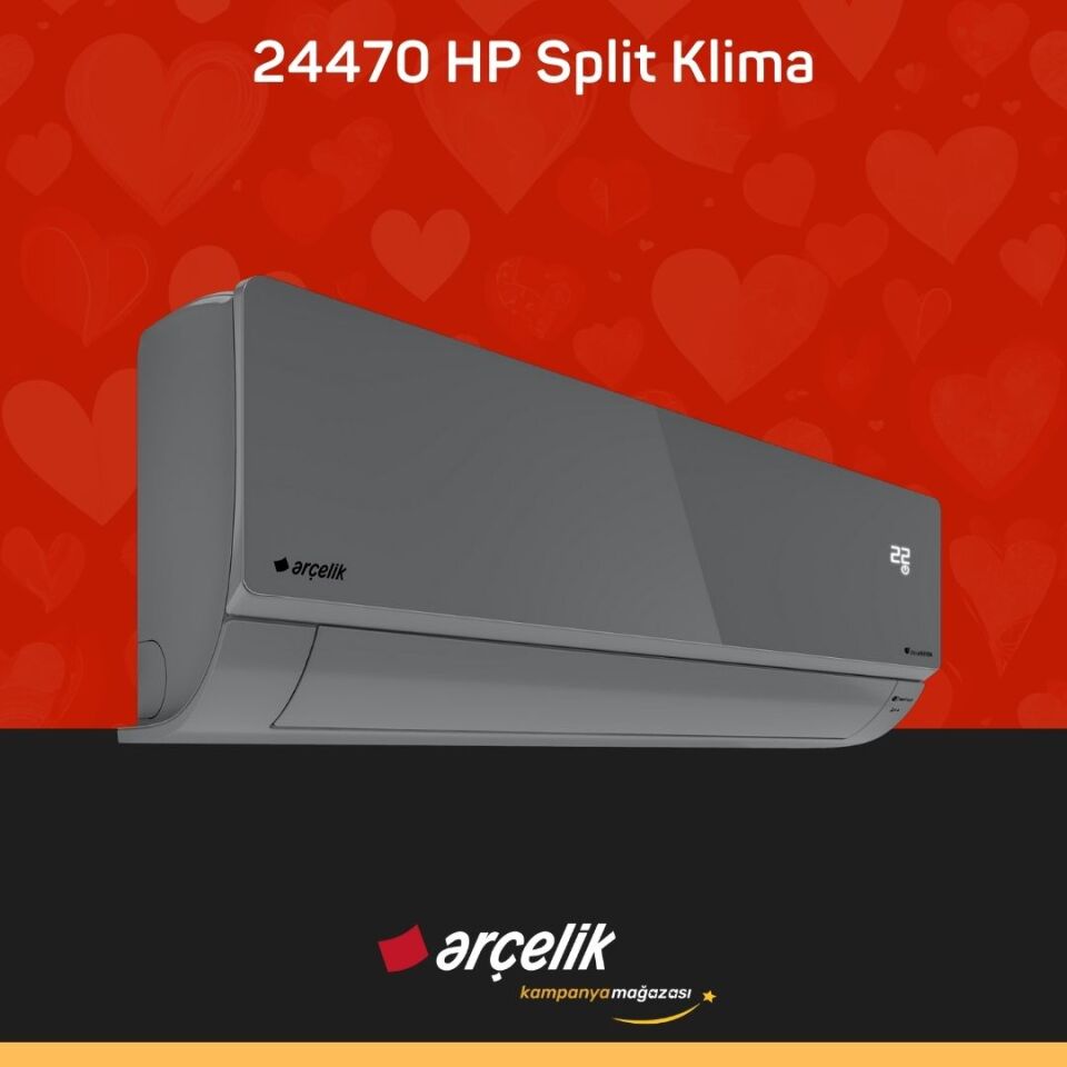 ARÇELİK 24470 HP Prosmart Silver Inverter Klima 24.000 Btu/h Split Klima