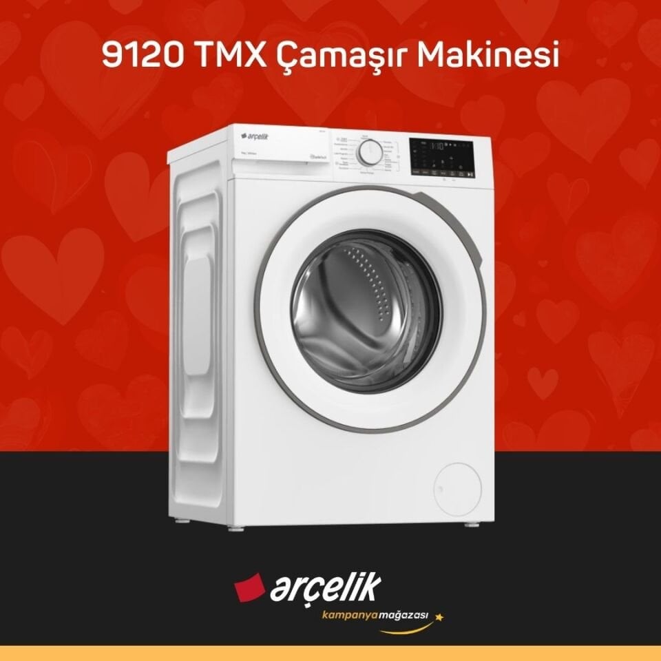 ARÇELİK 9120 TMX 9 Kg Çamaşır Makinesi