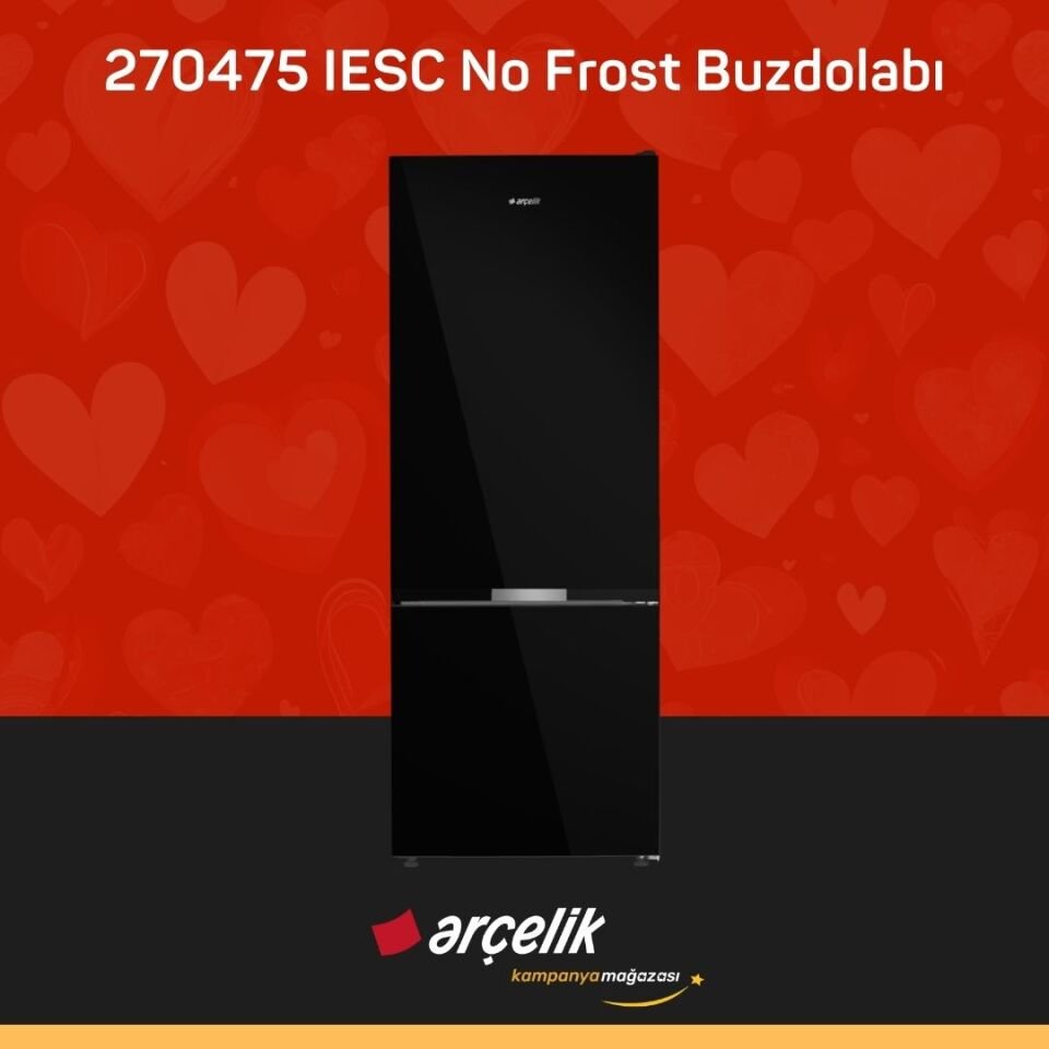ARÇELİK 270475 IESC Alttan Donduruculu Buzdolabı