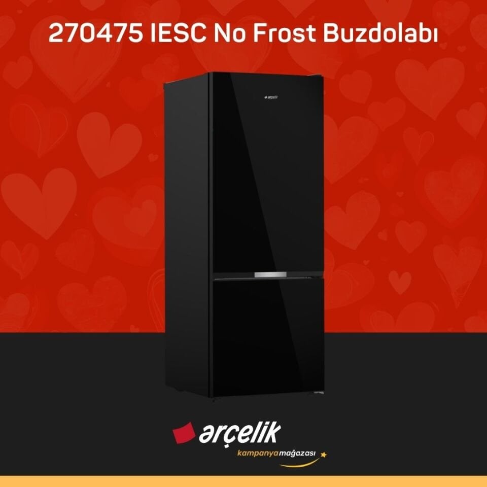 ARÇELİK 270475 IESC Alttan Donduruculu Buzdolabı