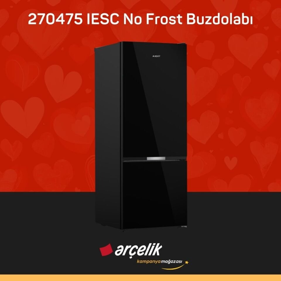 ARÇELİK 270475 IESC Alttan Donduruculu Buzdolabı