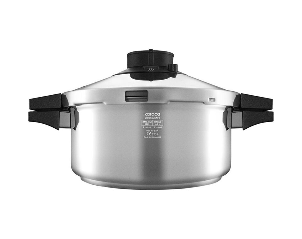Karaca Quick and Safe İndüksiyon Tabanlı Düdüklü Tencere Seti 6+8 Lt