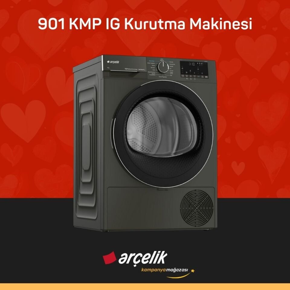 ARÇELİK 901 KMP IG 9 Kg Kurutma Makinesi