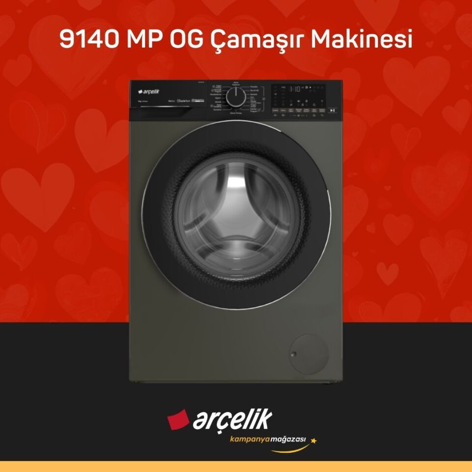 ARÇELİK 9140 MP OG 9 Kg Çamaşır Makinesi