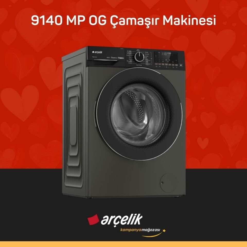 ARÇELİK 9140 MP OG 9 Kg Çamaşır Makinesi