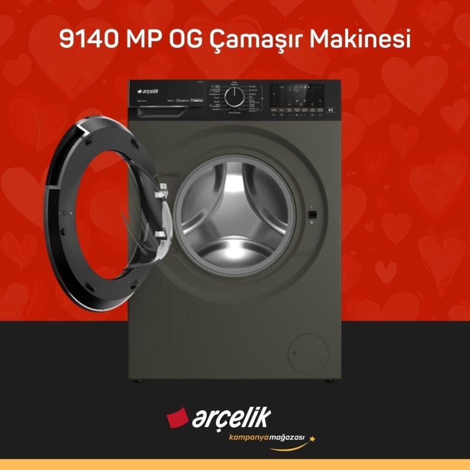 ARÇELİK 9140 MP OG 9 Kg Çamaşır Makinesi