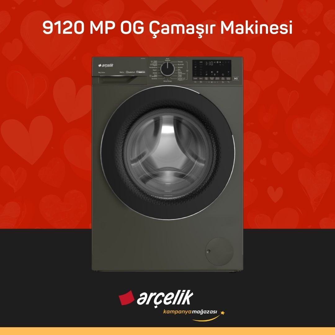 ARÇELİK 9120 MP OG 9 Kg Çamaşır Makinesi