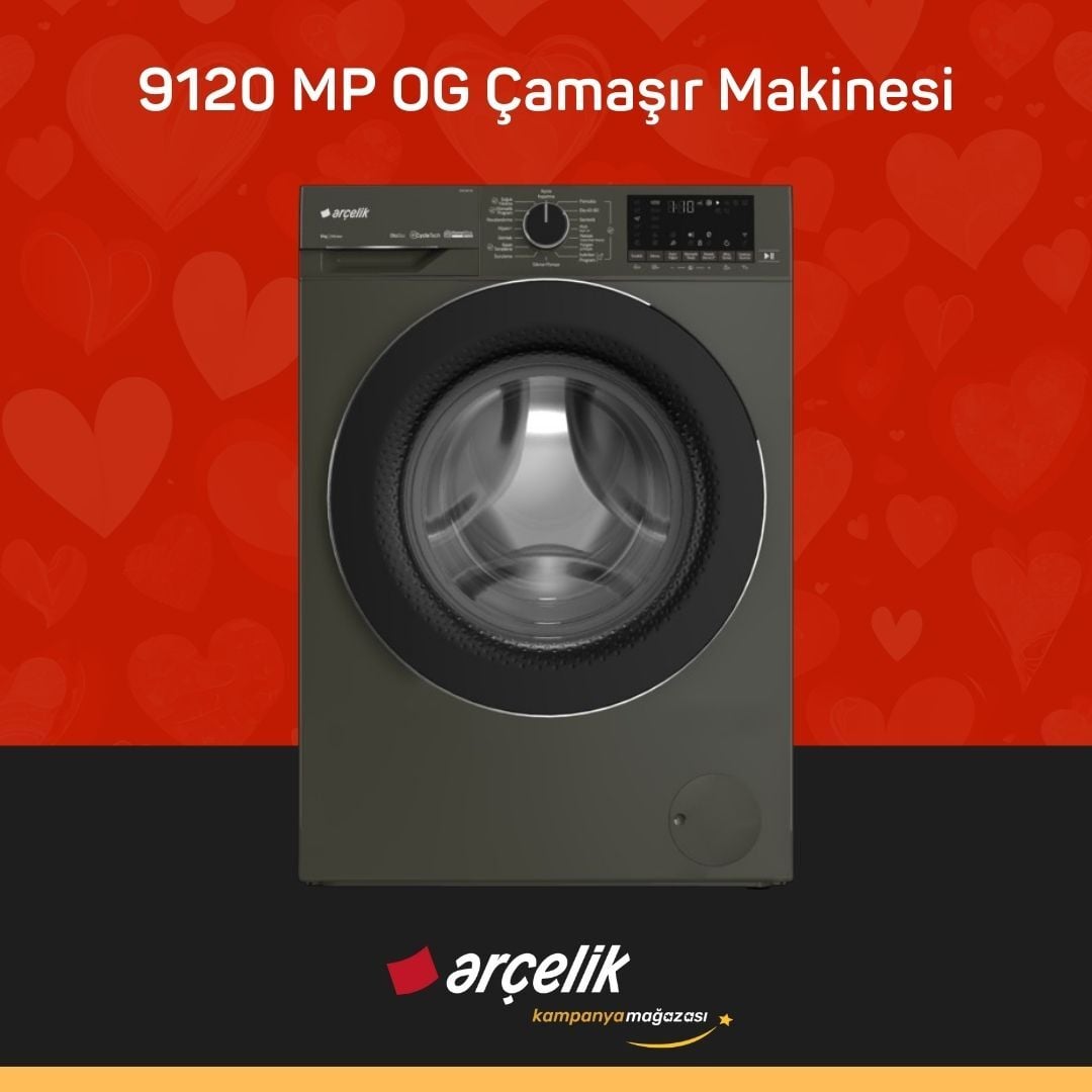 ARÇELİK 9120 MP OG 9 Kg Çamaşır Makinesi