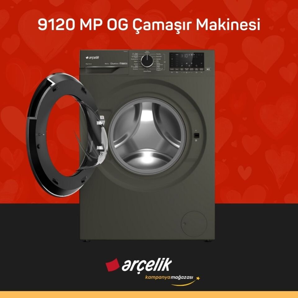 ARÇELİK 9120 MP OG 9 Kg Çamaşır Makinesi