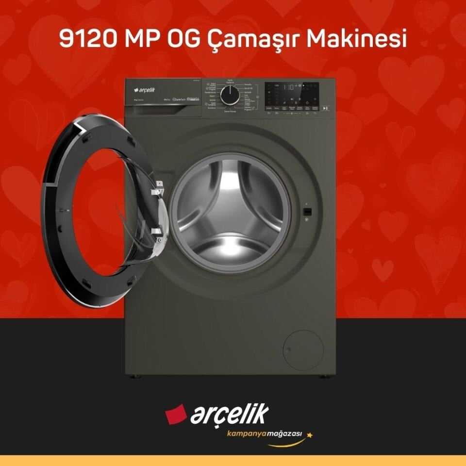ARÇELİK 9120 MP OG 9 Kg Çamaşır Makinesi
