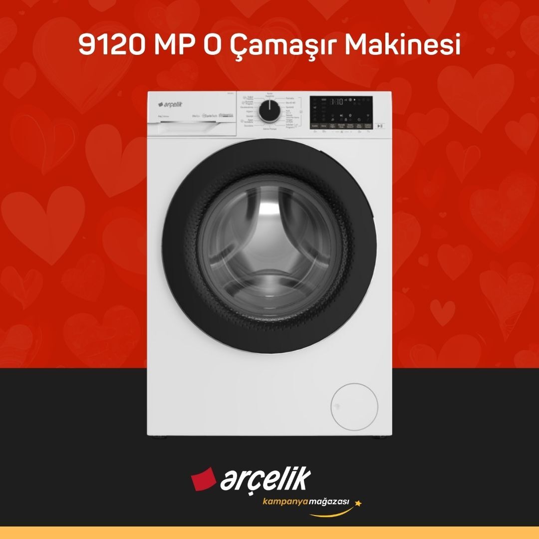 ARÇELİK 9120 MP O 9 Kg Çamaşır Makinesi