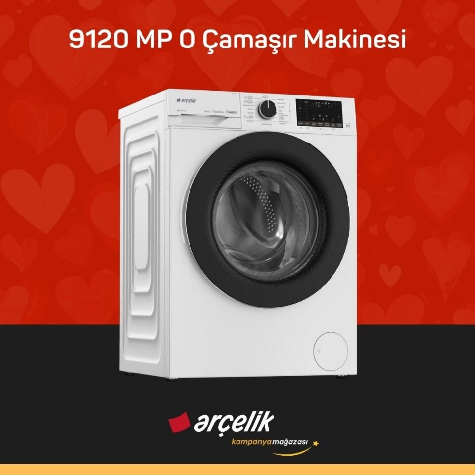 ARÇELİK 9120 MP O 9 Kg Çamaşır Makinesi