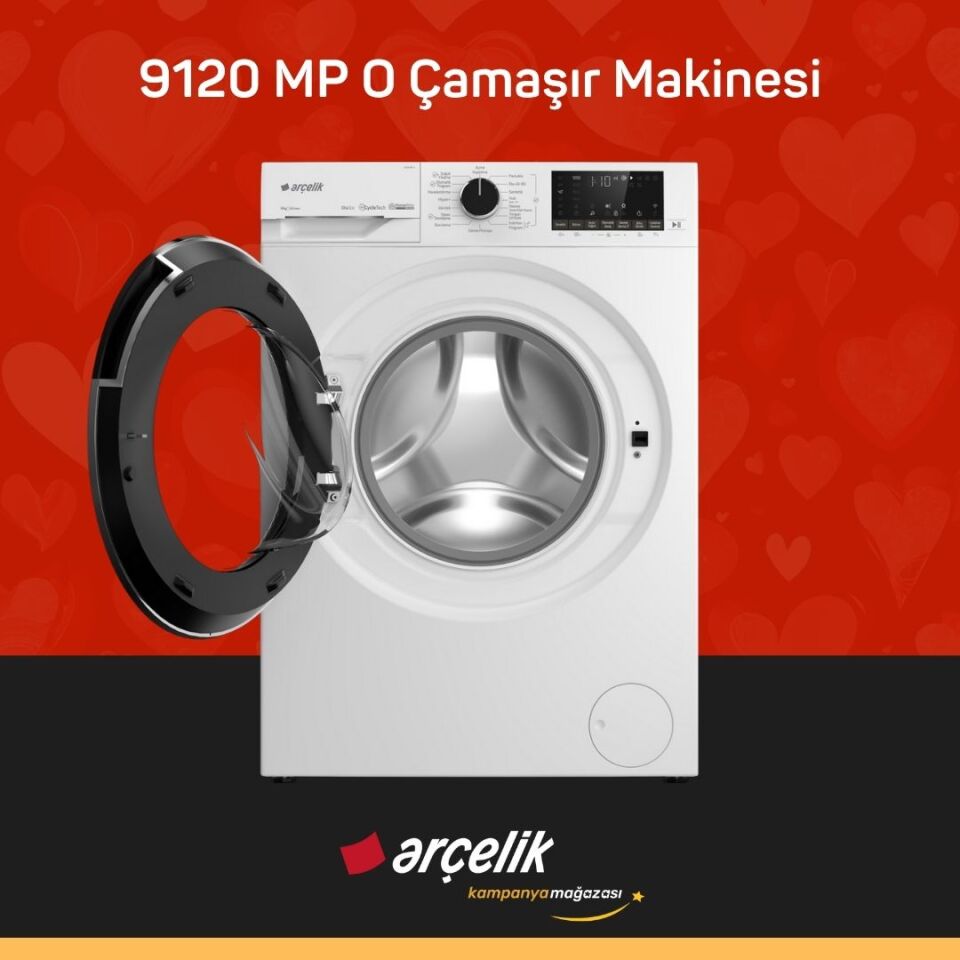 ARÇELİK 9120 MP O 9 Kg Çamaşır Makinesi