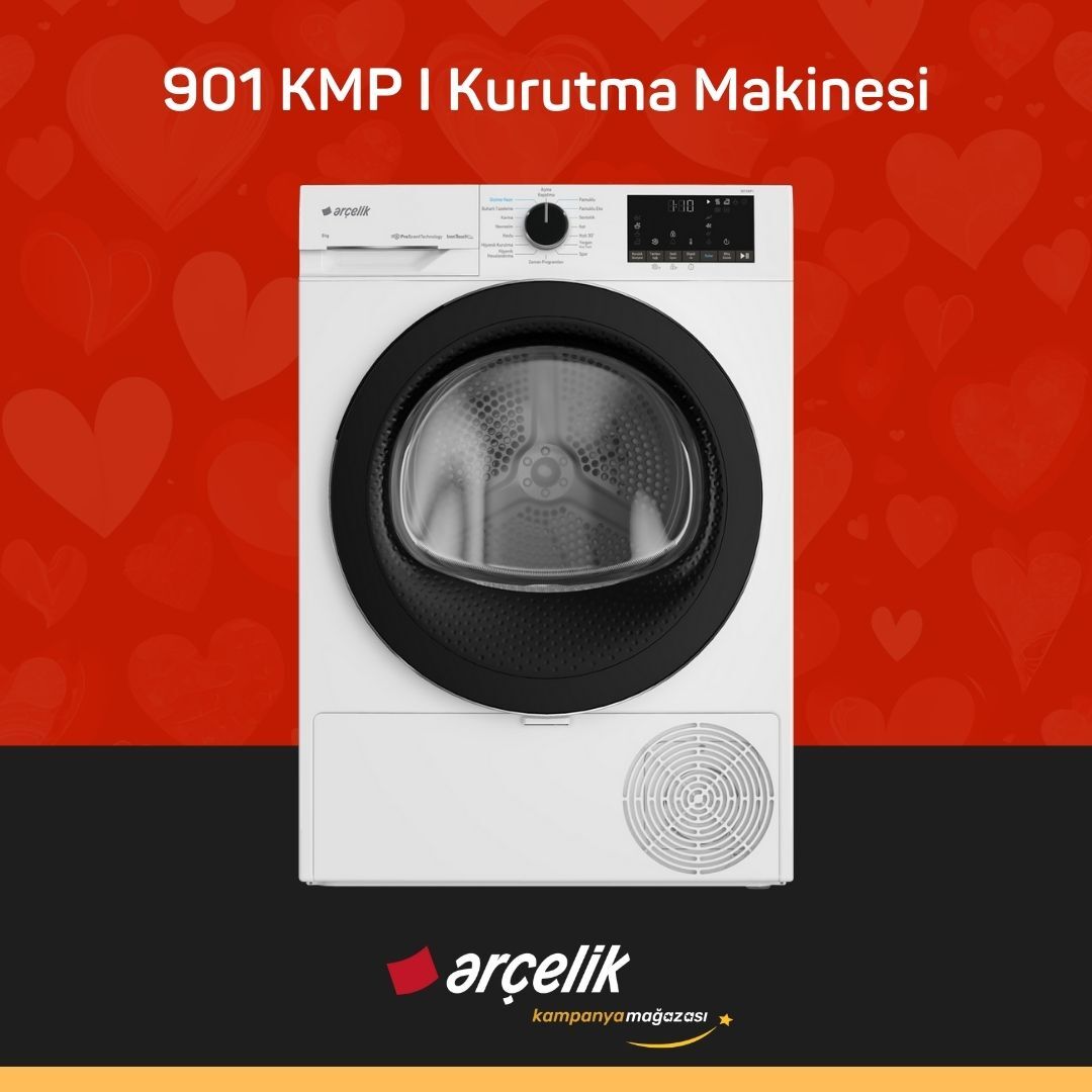 ARÇELİK 901 KMP I 9 Kg Kurutma Makinesi
