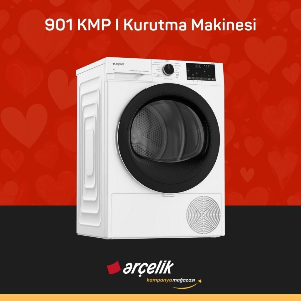 ARÇELİK 901 KMP I 9 Kg Kurutma Makinesi