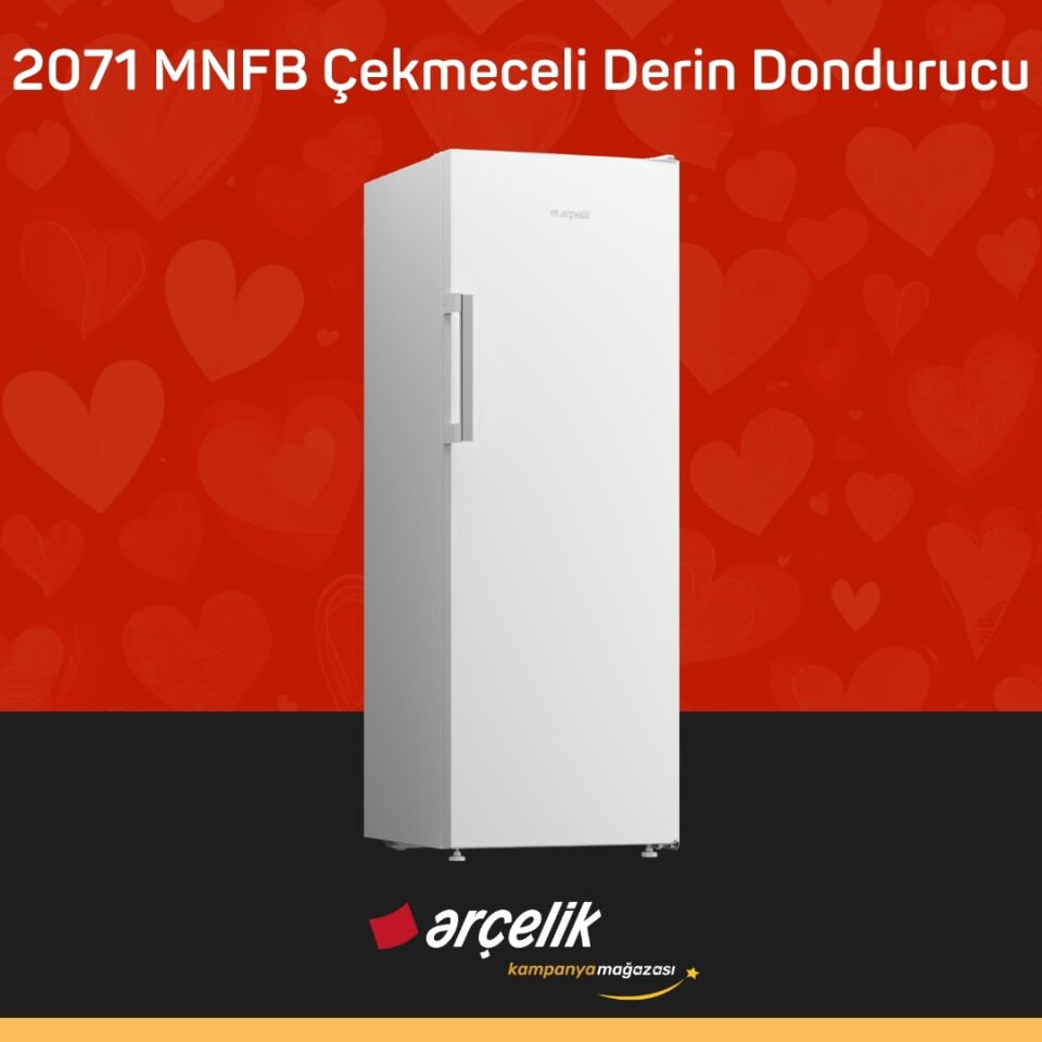 ARÇELİK 2071 MNFB Çekmeceli Derin Dondurucu