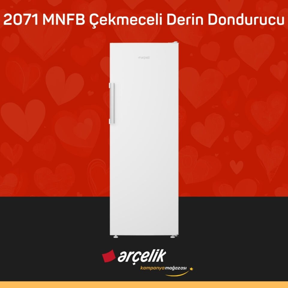 ARÇELİK 2071 MNFB Çekmeceli Derin Dondurucu
