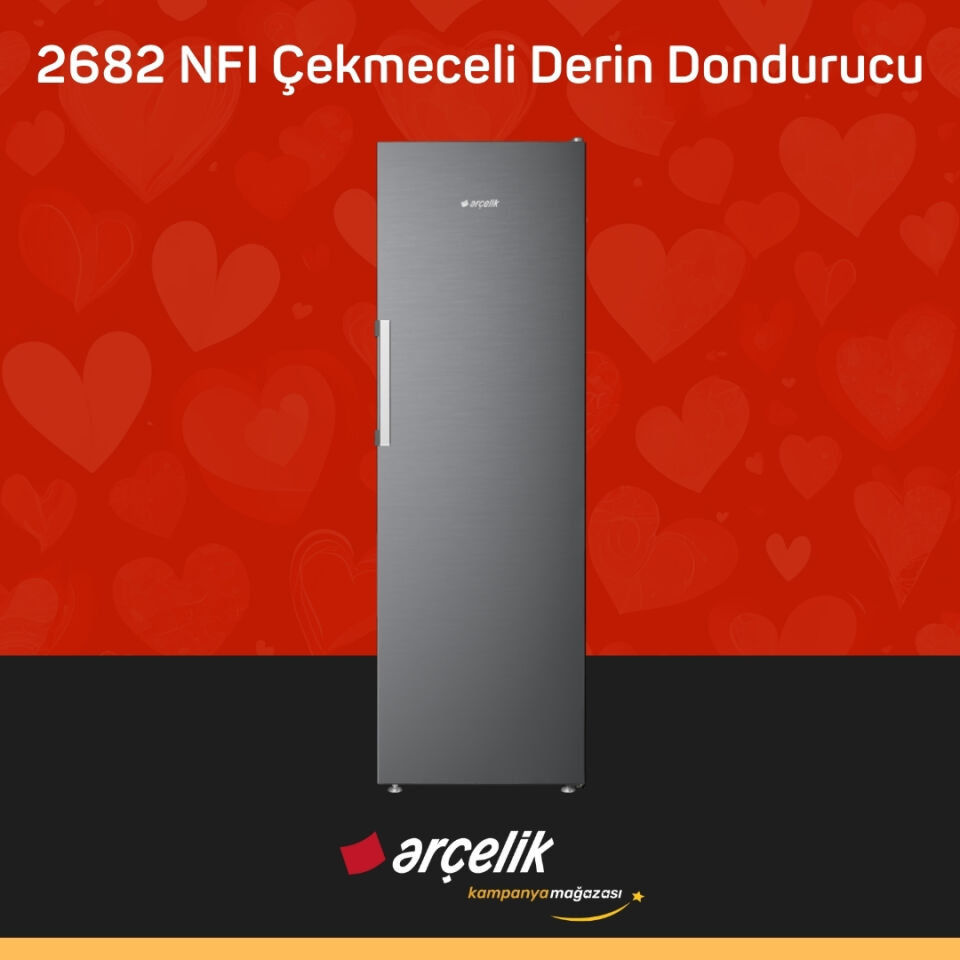 ARÇELİK 2682 NFI Çekmeceli Derin Dondurucu
