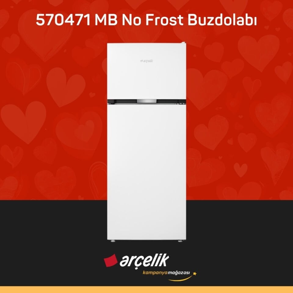 ARÇELİK 570471 MB Üstten Donduruculu Buzdolabı