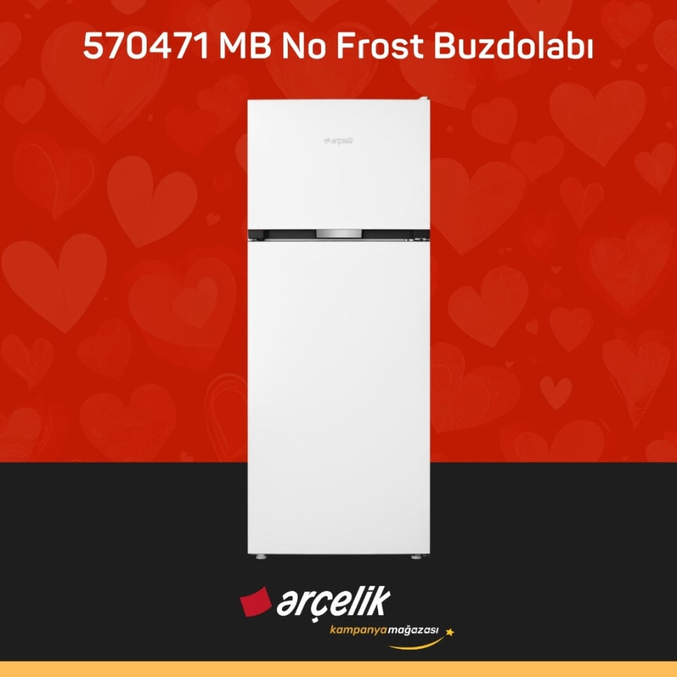ARÇELİK 570471 MB Üstten Donduruculu Buzdolabı