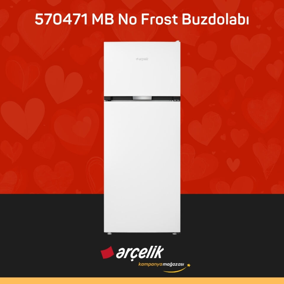 ARÇELİK 570471 MB Üstten Donduruculu Buzdolabı