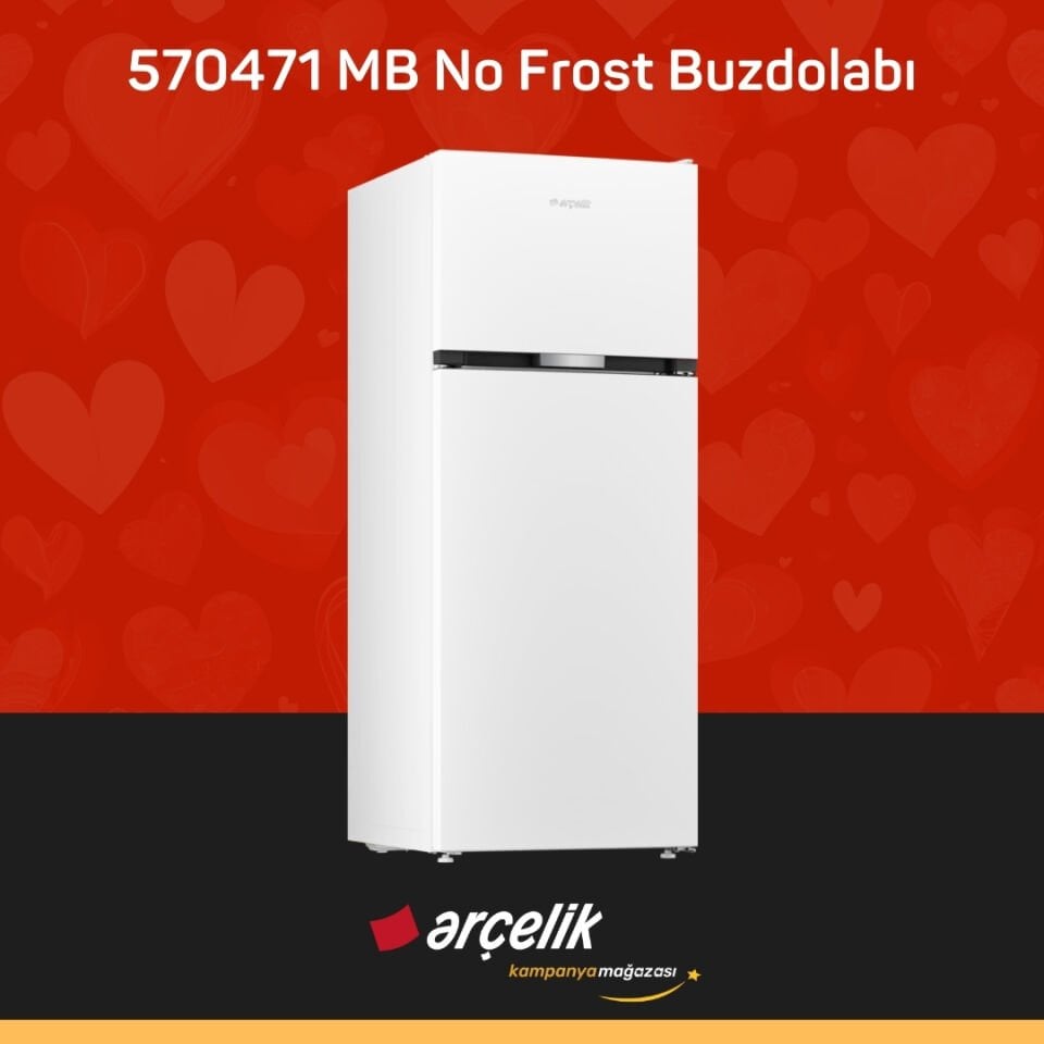 ARÇELİK 570471 MB Üstten Donduruculu Buzdolabı