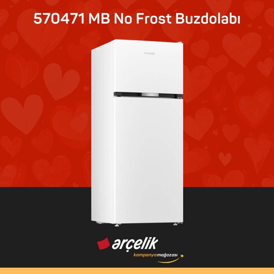 ARÇELİK 570471 MB Üstten Donduruculu Buzdolabı