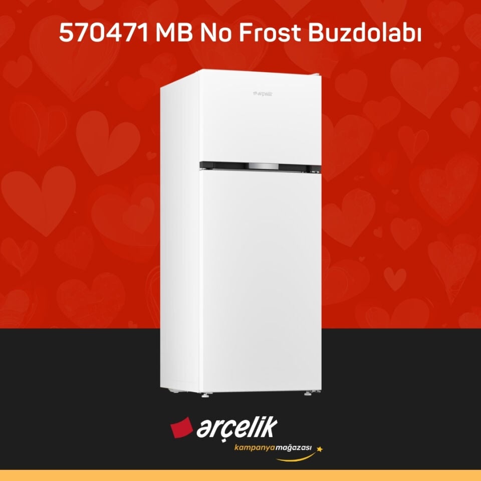 ARÇELİK 570471 MB Üstten Donduruculu Buzdolabı