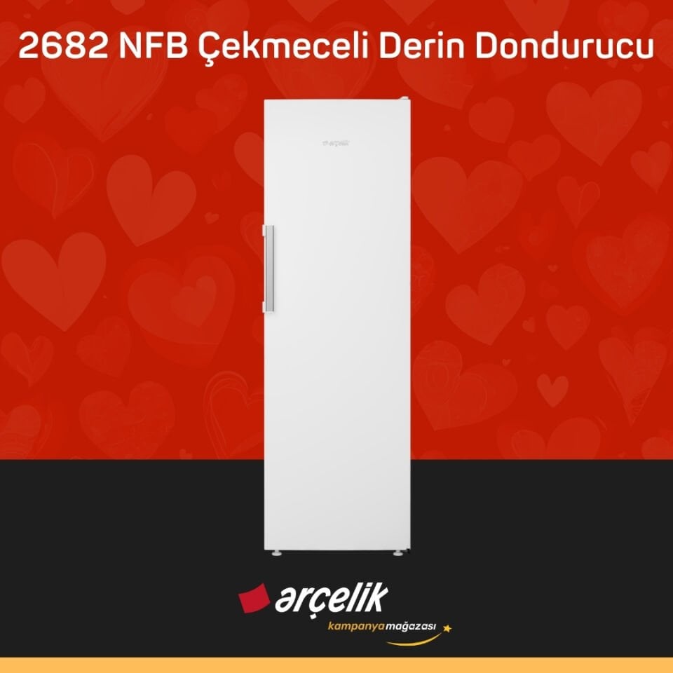 ARÇELİK 2682 NFB Çekmeceli Derin Dondurucu