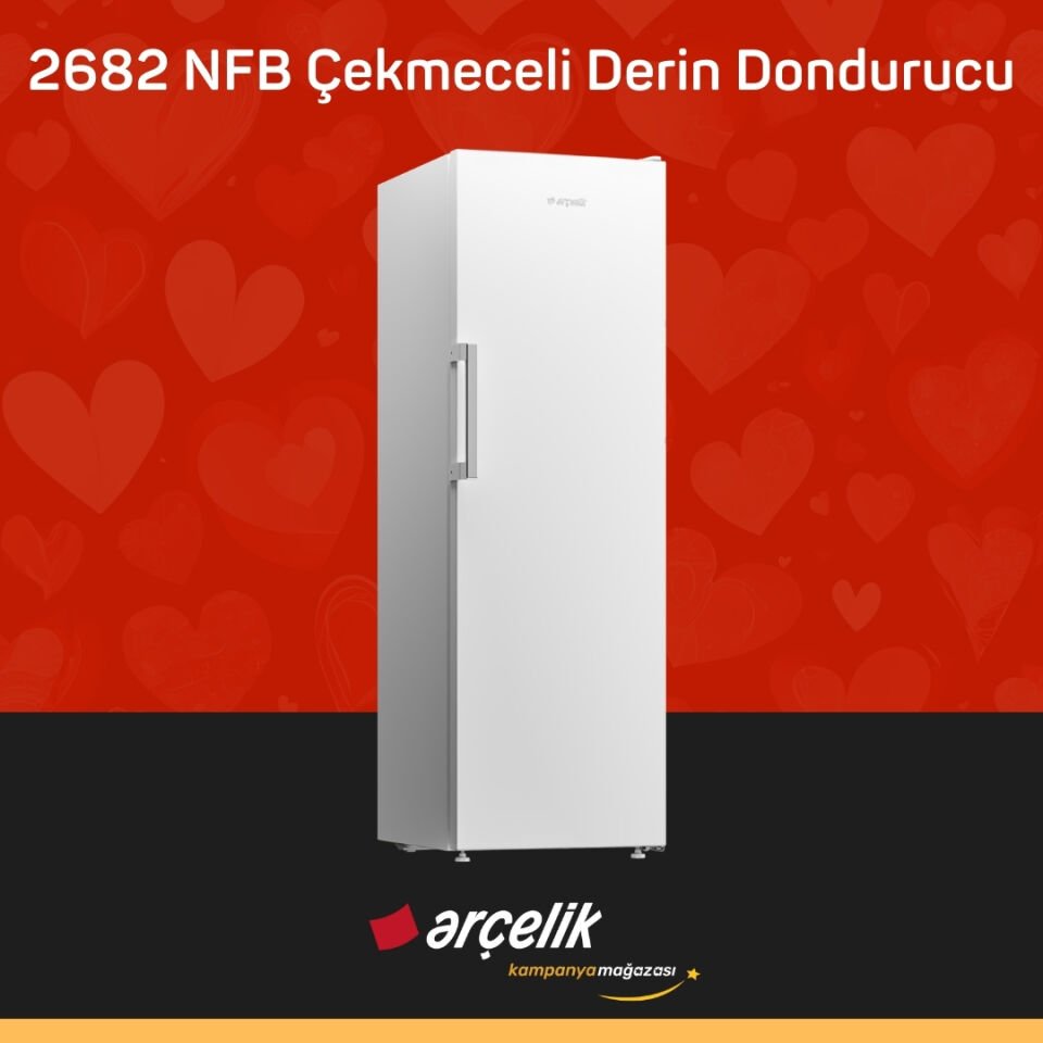 ARÇELİK 2682 NFB Çekmeceli Derin Dondurucu