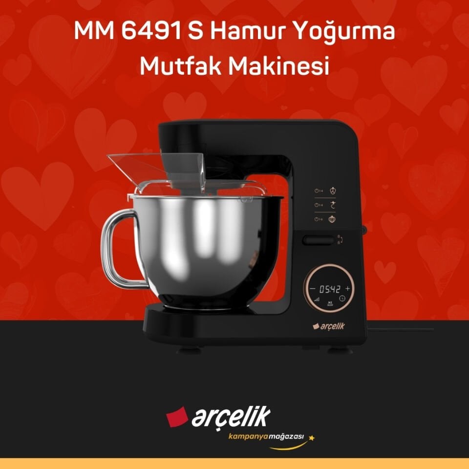 ARÇELİK MM 6491 S Hamur Yoğurma Mutfak Makinesi