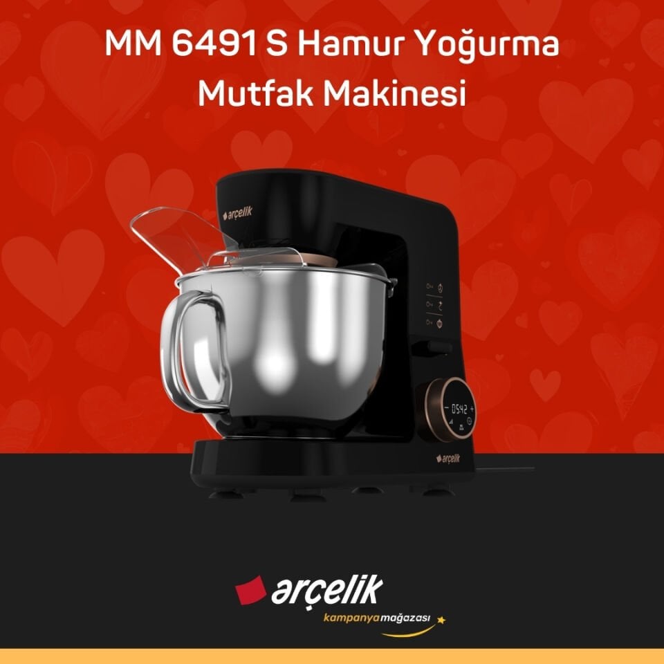 ARÇELİK MM 6491 S Hamur Yoğurma Mutfak Makinesi