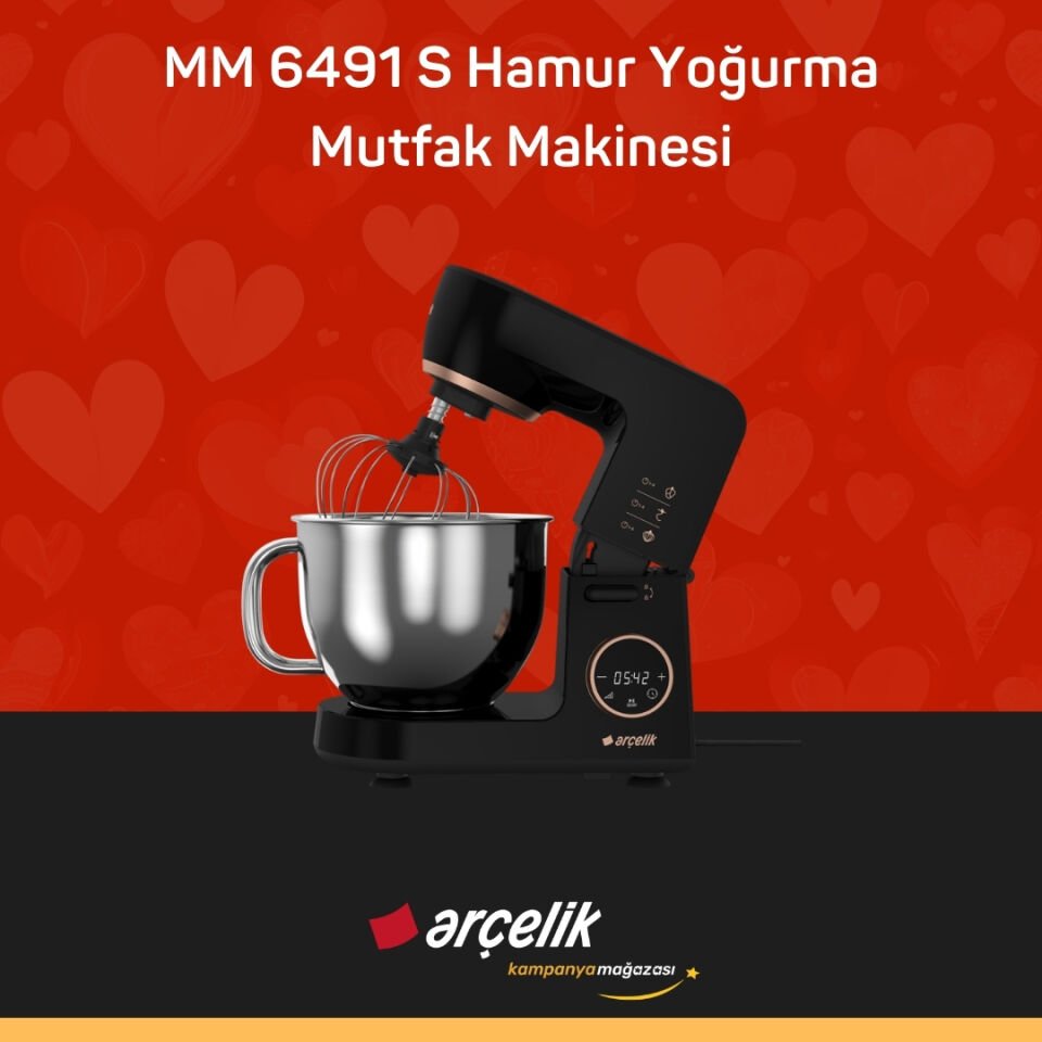 ARÇELİK MM 6491 S Hamur Yoğurma Mutfak Makinesi