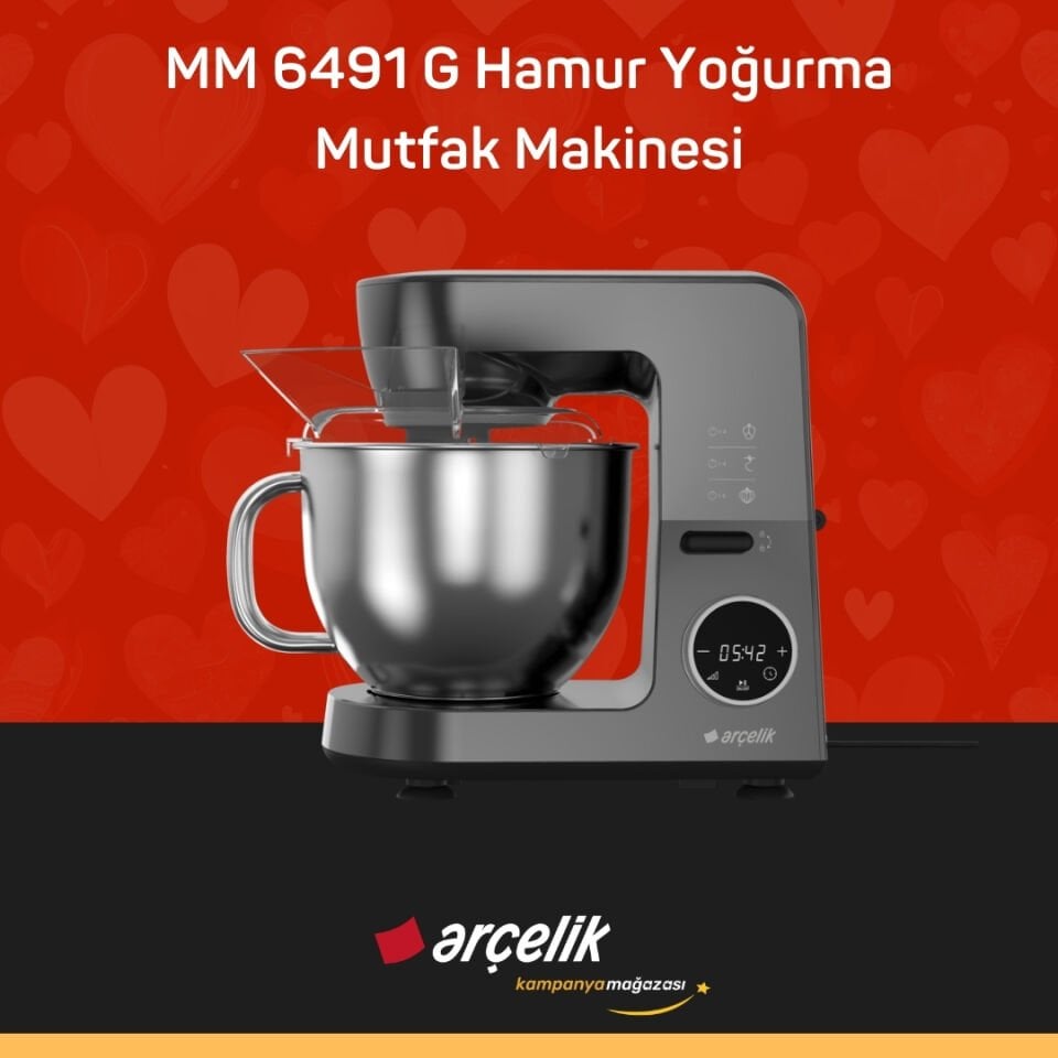 ARÇELİK MM 6491 G Hamur Yoğurma Mutfak Makinesi